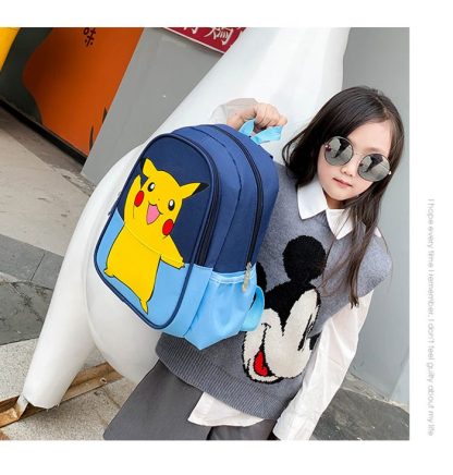 Pikachu Kinder Schul oder Kindergarten Rucksack – Bild 16