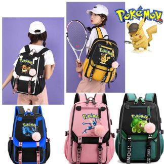Pokémon Rucksack mit Laptopfach für Schule, Uni etc.