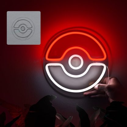Pokeball LED Neonlicht Lampe – Bild 2