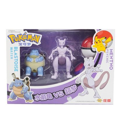 Pokemon Spielzeug Set mit 2x Figur und 2x Pokeball (verschiedene Motive zur Wahl) – Bild 4