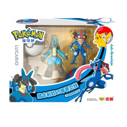 Pokemon Spielzeug Set mit 2x Figur und 2x Pokeball (verschiedene Motive zur Wahl) – Bild 5