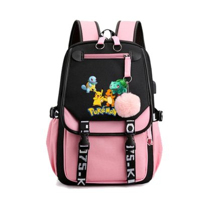 Pokémon Rucksack mit Laptopfach für Schule, Uni etc. – Bild 37