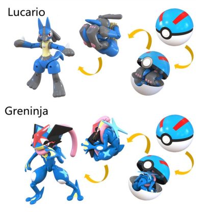 Pokemon Spielzeug Set mit 2x Figur und 2x Pokeball (verschiedene Motive zur Wahl) – Bild 10