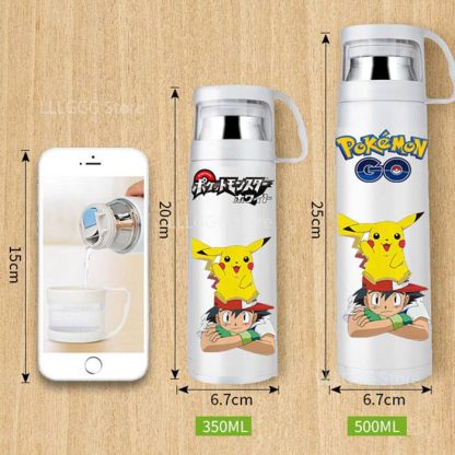 Pokémon Thermoskanne Wasserflasche in vielen Motiven (350ML oder 500ML) – Bild 22