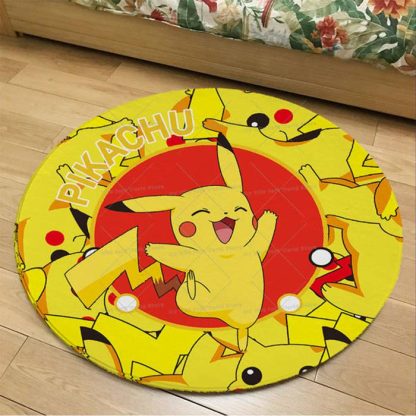 Runder Flanel Pokemon Teppich in vielen Motiven – Bild 2