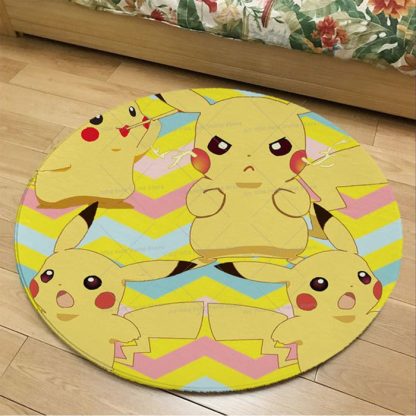 Runder Flanel Pokemon Teppich in vielen Motiven – Bild 7