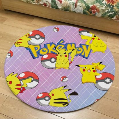 Runder Flanel Pokemon Teppich in vielen Motiven – Bild 8