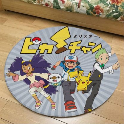Runder Flanel Pokemon Teppich in vielen Motiven – Bild 10