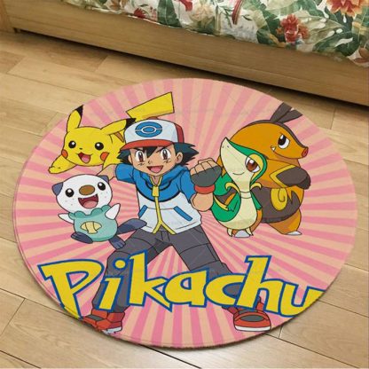 Runder Flanel Pokemon Teppich in vielen Motiven – Bild 12