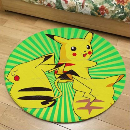Runder Flanel Pokemon Teppich in vielen Motiven – Bild 13