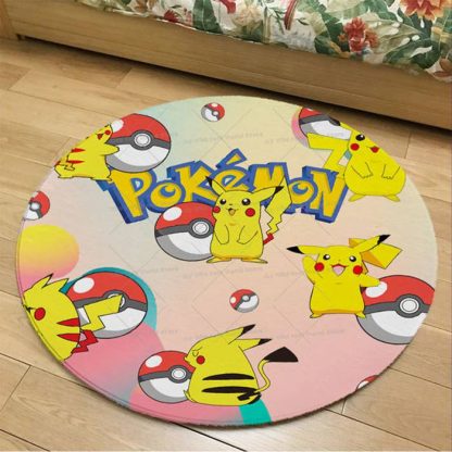 Runder Flanel Pokemon Teppich in vielen Motiven – Bild 15