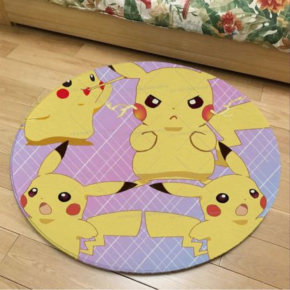 Runder Flanel Pokemon Teppich in vielen Motiven – Bild 17