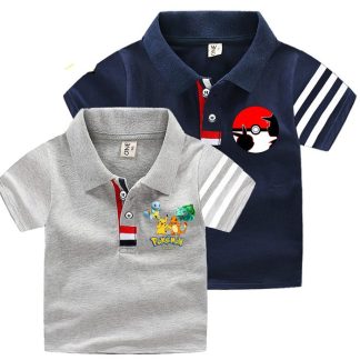 Pokemon Polo Shirts für Kinder mit vielen verschiedenen Motiven für den Sommer