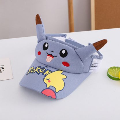 Pikachu Kinder Sonnenschutz Cap - ideal für den Sommer und Urlaub – Bild 8