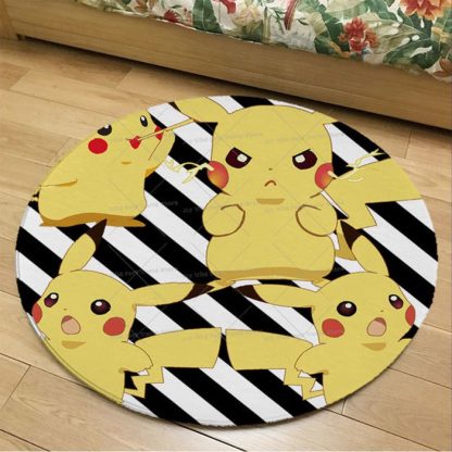 Runder Flanel Pokemon Teppich in vielen Motiven – Bild 19