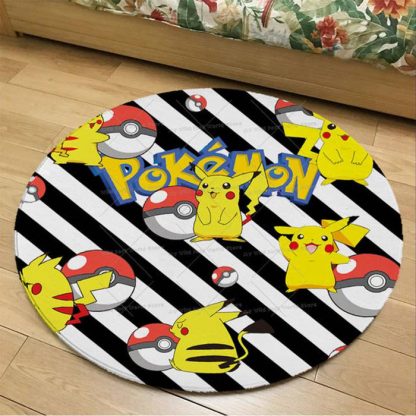 Runder Flanel Pokemon Teppich in vielen Motiven – Bild 22