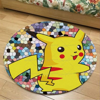 Runder Flanel Pokemon Teppich in vielen Motiven – Bild 25