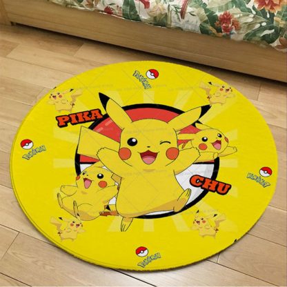 Runder Flanel Pokemon Teppich in vielen Motiven – Bild 27