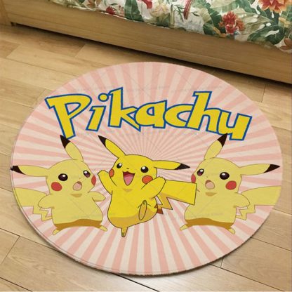 Runder Flanel Pokemon Teppich in vielen Motiven – Bild 30