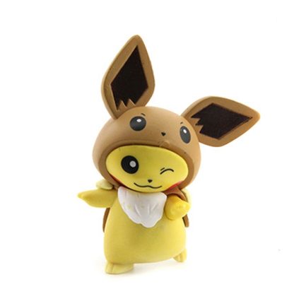 Evoli Eevee, Pikachu, Enton etc. Cosplay Figuren - 6 Stk. om Set – Bild 5