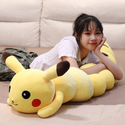 Riesiger Pikachu Kuschelwurm Stofftier – Bild 4