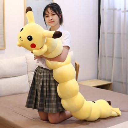 Riesiger Pikachu Kuschelwurm Stofftier – Bild 6