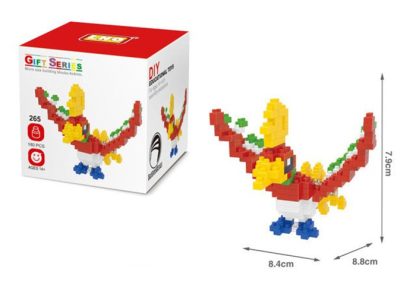 Klemm-Baustein Figuren - Feurigel, Endivie, Karnimani, Ho-Oh, Bauz, Robball oder Flamiau – Bild 3