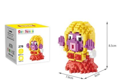 Pokemon Klemm-Baustein Figuren: Sterndu, Gengar, Pikachu, Floink, Kussilla, Rossana, Menki, – Bild 4
