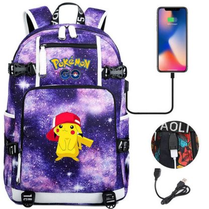Pokémon Rucksack mit Smartphone Ladefunktion – Bild 4