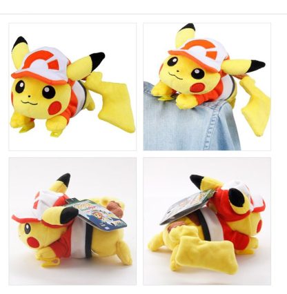 Pokémon Pikachu Let´s go Klammertier Kuschel Pikachu – Bild 6