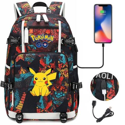 Pokémon Rucksack mit Smartphone Ladefunktion – Bild 19