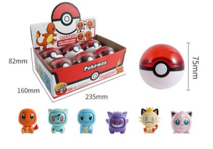 Pokémon Spielbox mit Pokéball und gesichter-wechselnden Pokémons – Bild 5