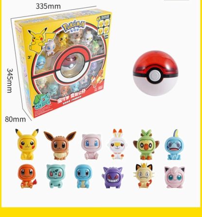 Pokémon Spielbox mit Pokéball und gesichter-wechselnden Pokémons – Bild 8