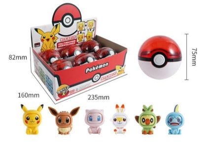 Pokémon Spielbox mit Pokéball und gesichter-wechselnden Pokémons – Bild 9