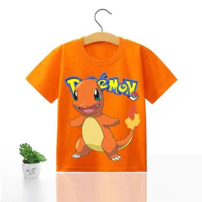 Pokemon Kinder Pikachu T-Shirt für den Sommer viele Motive – Bild 15