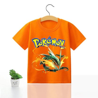 Pokemon Kinder Pikachu T-Shirt für den Sommer viele Motive – Bild 16
