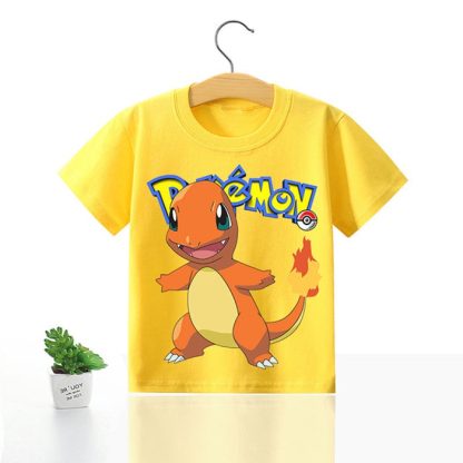 Pokemon Kinder Pikachu T-Shirt für den Sommer viele Motive – Bild 18