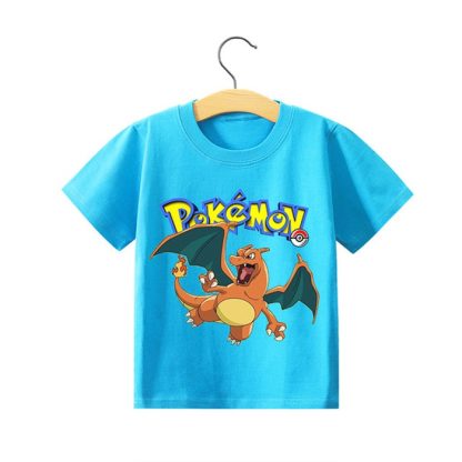 Pokemon Kinder Pikachu T-Shirt für den Sommer viele Motive – Bild 25