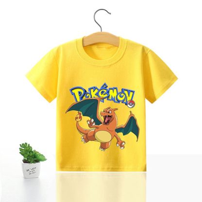 Pokemon Kinder Pikachu T-Shirt für den Sommer viele Motive – Bild 32