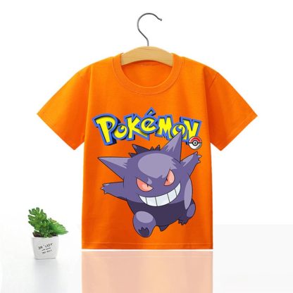 Pokemon Kinder Pikachu T-Shirt für den Sommer viele Motive – Bild 33