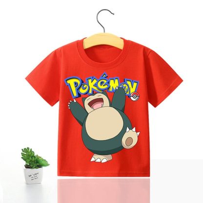 Pokemon Kinder Pikachu T-Shirt für den Sommer viele Motive – Bild 40