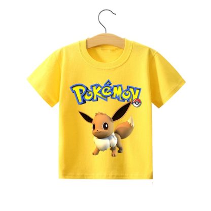 Pokemon Pikachu Kinder Sommer T-Shirts in vielen Motiven und Größen – Bild 9