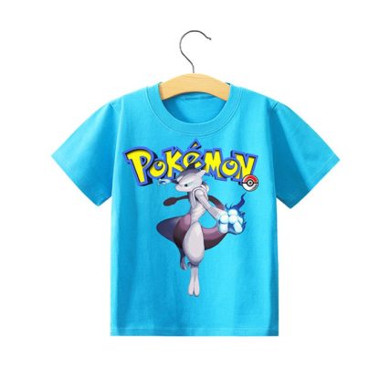 Pokemon Pikachu Kinder Sommer T-Shirts in vielen Motiven und Größen – Bild 10