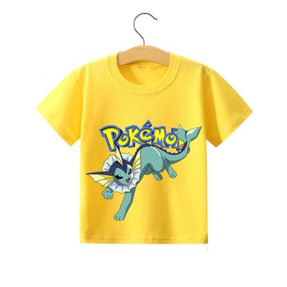 Pokemon Pikachu Kinder Sommer T-Shirts in vielen Motiven und Größen – Bild 11