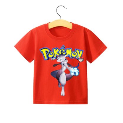 Pokemon Pikachu Kinder Sommer T-Shirts in vielen Motiven und Größen – Bild 12