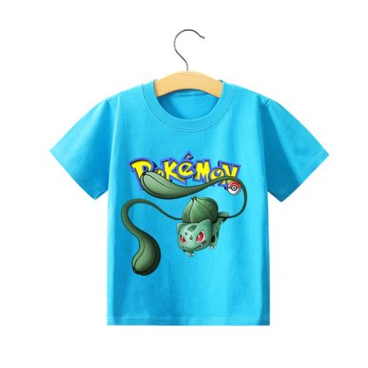 Pokemon Pikachu Kinder Sommer T-Shirts in vielen Motiven und Größen – Bild 16