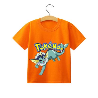 Pokemon Pikachu Kinder Sommer T-Shirts in vielen Motiven und Größen – Bild 19