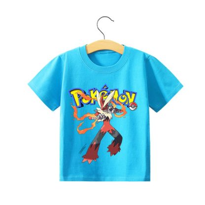 Pokemon Pikachu Kinder Sommer T-Shirts in vielen Motiven und Größen – Bild 21