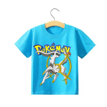 Pokemon Pikachu Kinder Sommer T-Shirts in vielen Motiven und Größen – Bild 25
