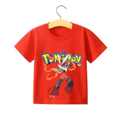 Pokemon Pikachu Kinder Sommer T-Shirts in vielen Motiven und Größen – Bild 28